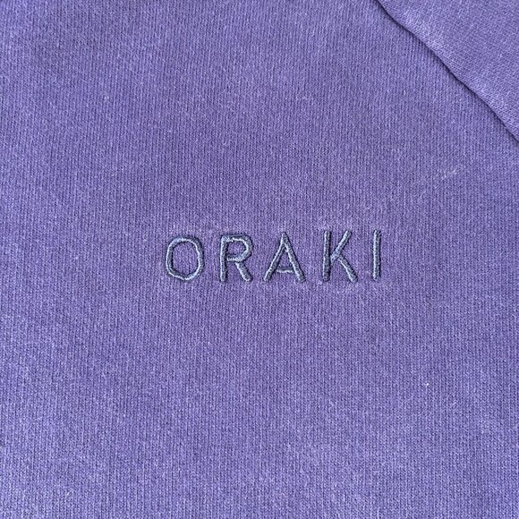 Oraki Womens Sweater M Purple Recycled Material Pullover Minimalist Eco Friendly - Picture 3 of 14